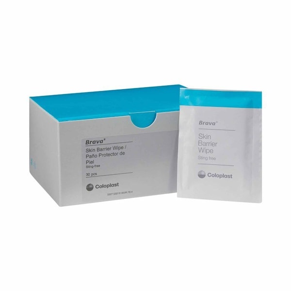 Brava Sting Free Skin Barrier Wipe 90 to 95% Strength Hexamethyldisiloxane NonSterile, 2-3/4 X 4 In., 30PK 120215 - main